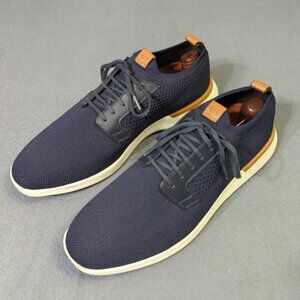 Wolf & Shepherd Shoes Men's 11 Blue Swiftknit Derby Lace Up Sneakers